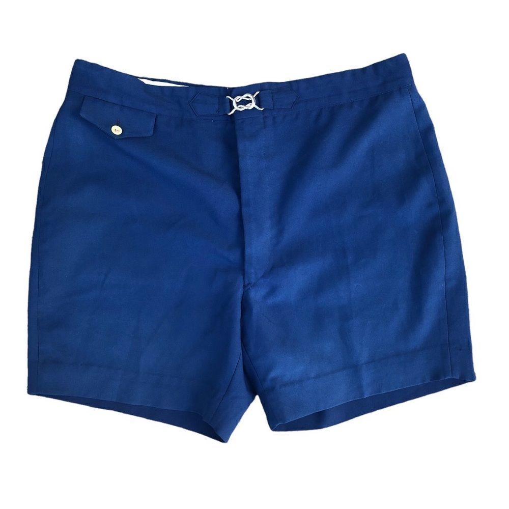 Vintage 1970s 1980s polyester men’s slim short shorts 36